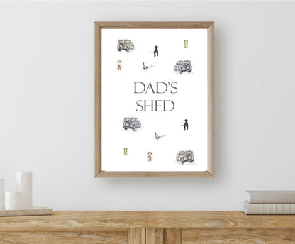 Personalised 'Gamekeeper' Print